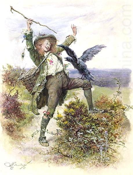 Barnaby Rudge and the Raven Grip, unknow artist